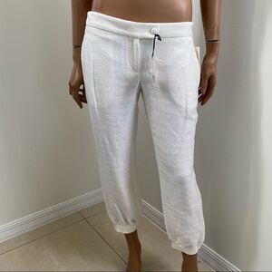NEW Maurice Malone Italy Textured White Pants 6